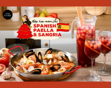 Spanish Paella & Sangria cocktail: